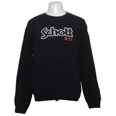 Sweatshirt (Zwart) van Schott Katoen