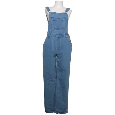 Salopette (Bleu) de Boohoo Blue Coton, Élasthane, Polyester, Viscose