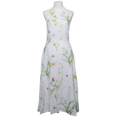 Jurk (Wit, Meerkleurig) van H&M Viscose, Polyamide, Katoen