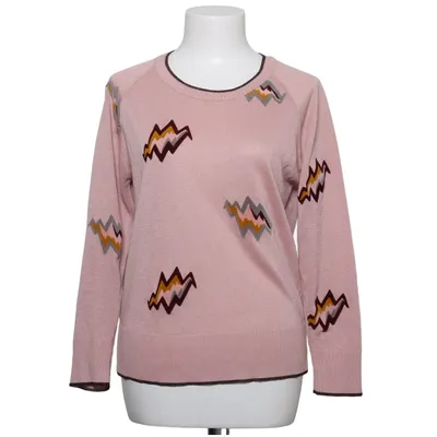 Sweater (Pink, Multicolored) from Bimba y Lola Polyamide, Polyester, Viscose