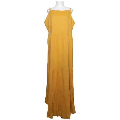 Maxi dress (Yellow) from Old Navy Cotton, Polyester, Viscose