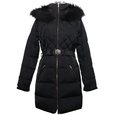 Dunkappa (Svart) från Laura Clement La Redoute Akryl, Dun, Pälsimitation, Fjädrar, Polyester