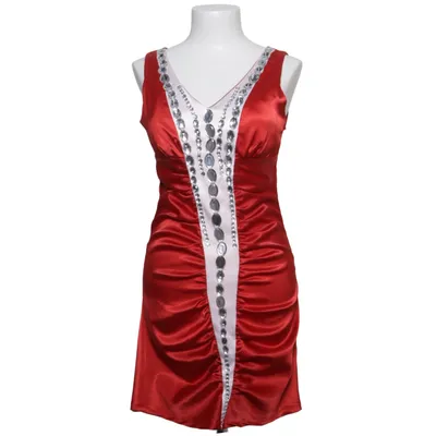 Robe de cocktail (Rouge, Blanc) de ADC Coton, Polyester