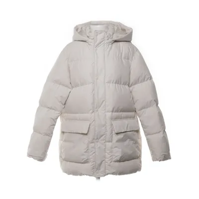 Donsjack (Wit) van Uniqlo Dons, Veer, Polyester