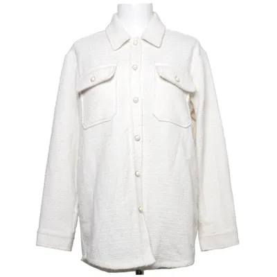 Overshirt (Beige) from Veronica Virta Acrylic, Elastane, Polyester
