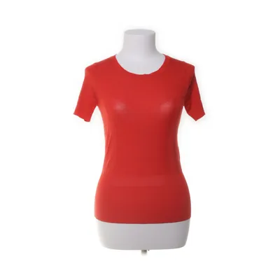 Top (Rood) van Zara Knit Viscose, Nylon