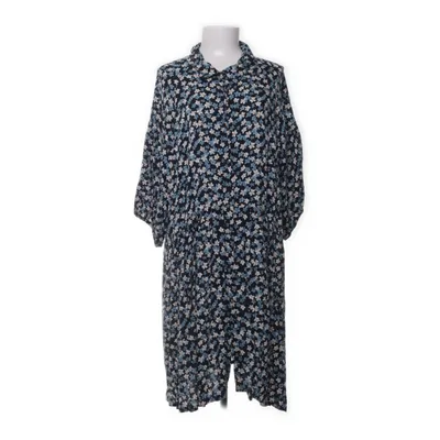 Shirt dress (Blue, Beige) from Vanting Viscose