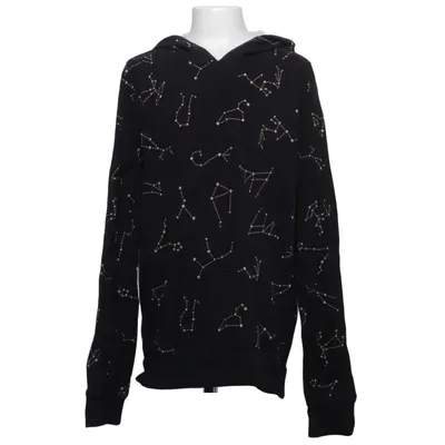 Capuchon sweater (Zwart, Wit) van Me&i Elastaan, Organisch katoen