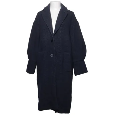 Frakke (Blå) fra Second Female Akryl, Polyester, Viscose, Uld