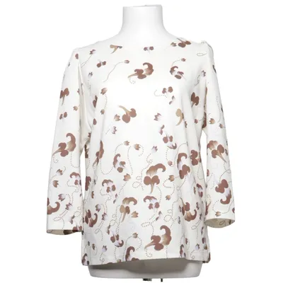 Blouse (Blanc, Marron) de Nathalie Vleeschouwer Élasthane, Polyester