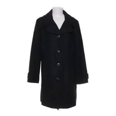 Coat (Black) from Authentic Clothing Company Polyester, Wool
