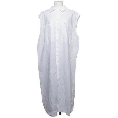 Blusenkleid (Weiß) von H&M Baumwolle, Leinen