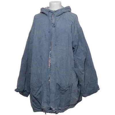 Omkeerbare jas (Blauw, Meerkleurig) van Himalaya Katoen