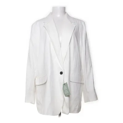 Blazer (White) from H&M Modern Classic Viscose, Linen, Polyester