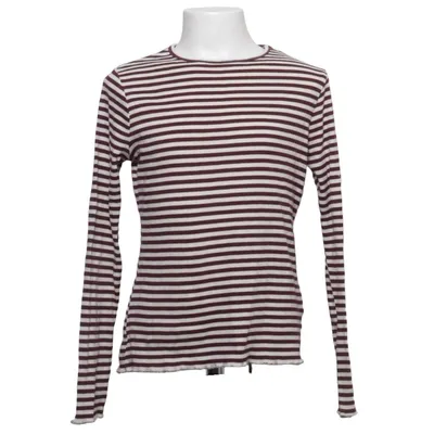 T-shirt à manches longues (Rouge, Blanc) de H&M Coton, Élasthane