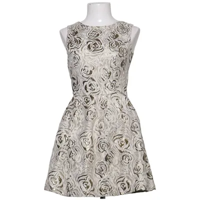 Jurk (Beige, Goud) van IVIVI Katoen, Polyester, Zijde