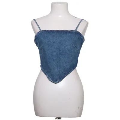 Crop top (Blauw) van Perfect Jeans Gina Tricot Katoen