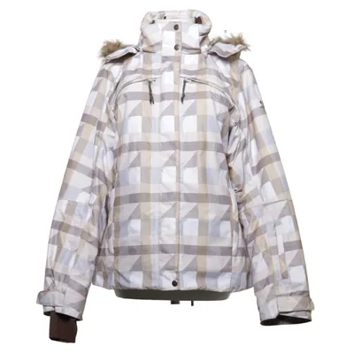 Skidjacka (Beige, Vit, Grå) från Sports Equipment Polyamid, Polyester