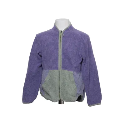 Fleece jacket (Purple, Gray) from Hessnatur Cotton