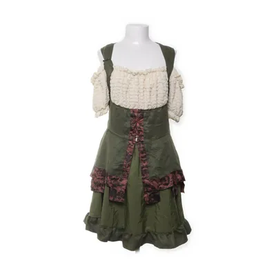 Folkedragt (Grøn, Flerfarvet) Polyester