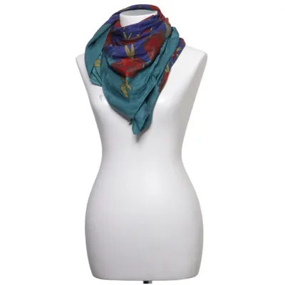 Sjal (Blå, Grön, Röd) från Gudrun Sjödén Viskos