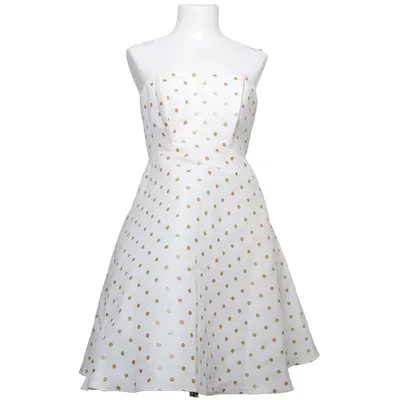 Klänning (Vit, Guldfärgad) från Jovani Polyester