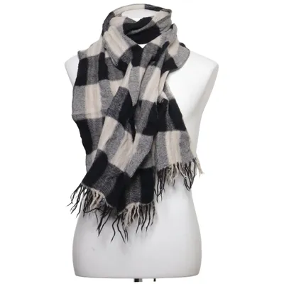 Scarf (Black, Beige, Gray) from Diabless Wool