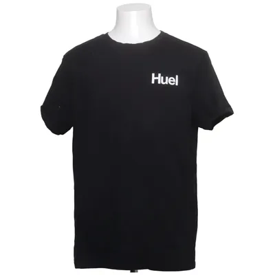 T-shirt (Noir) de Huel Coton, Élasthane