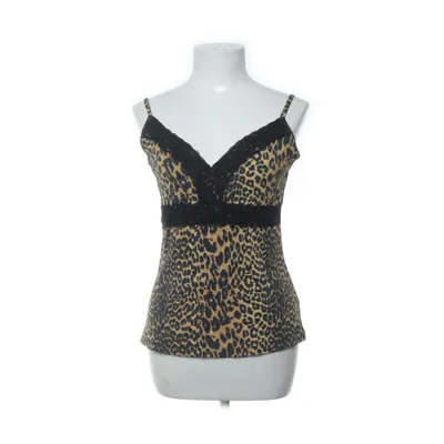 Tank Top (Black, Beige) from Lindex Elastane, Viscose