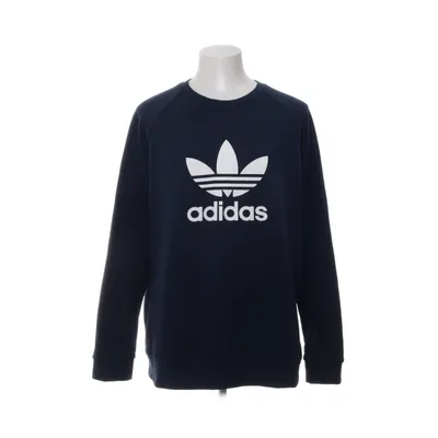 Sweatshirt (Blauw) van Adidas Katoen, Elastaan