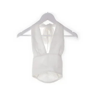 Halter neck top (White) from Venderby's