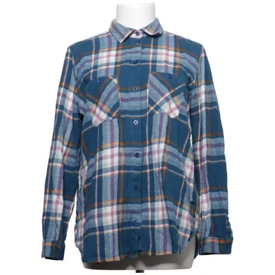 Flannel skjorte (Blå, Flerfarvet) fra Montego Bomuld