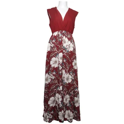 Långklänning (Röd, Vit, Flerfärgad) från I-WH Bomull, Viskos