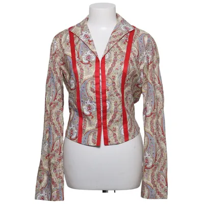Blazer (Red, Multicolored) from Etro Milano Acetate, Cotton, Viscose