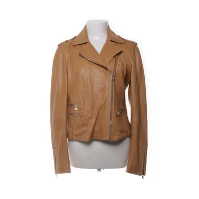 Bikerjakke (Brun) fra Massimo Dutti Polyester