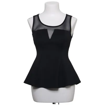 Peplum top (Black) from Tally Weijl Elastane, Polyamide, Polyester
