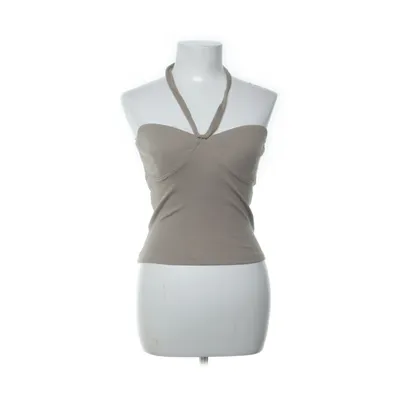 Halternecktopp (Beige) från Gina Tricot Bomull, Elastan