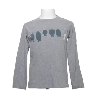 T-shirt à manches longues (Gris) de Little Marc Jacobs Coton, Polyester