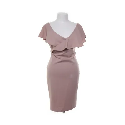 Wikkeljurk (Wrap Flounce Neck Dress) van NLY One Elastaan, Polyester