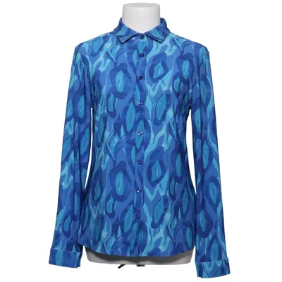 Blouse (Blauw) van Angelle Milan Elastaan, Polyester, Viscose