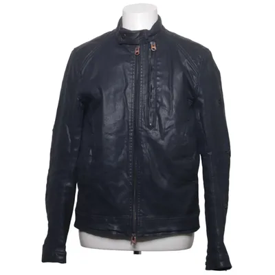 Läderjacka (Grå) från G-Star Raw Bomull, Elastan, Skinn, Polyester