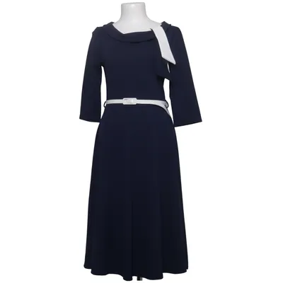 Jurk (Blauw) van Vintage Chic Elastaan, Polyester