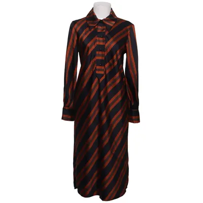 Shirt dress (Black, Brown) from Souvenir Polyester