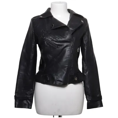 Bikerjacka (Svart) från Fashion Classic Polyuretan