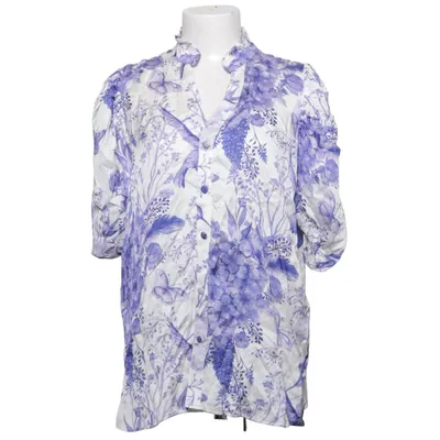 Blouse (Blue, White) from Blond Hour Viscose