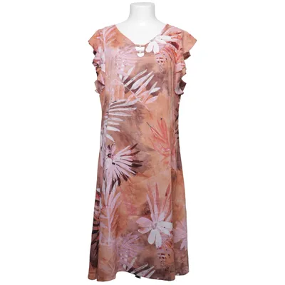 Klänning (Rosa, Flerfärgad) från Abay Collection Elastan, Polyester, Viskos