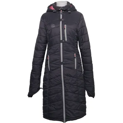 Vinterfrakke (Grå, Pink) fra Uhip Polyamid, Polyester