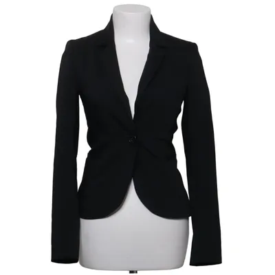 Blazer (Zwart) van BZR by Bruuns Bazaar Elastaan, Polyamide, Wol