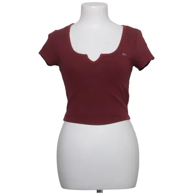 Crop top (Red) from Tommy Hilfiger Cotton, Elastane
