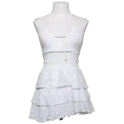 Jurk (Wit) Katoen, Elastaan, Viscose